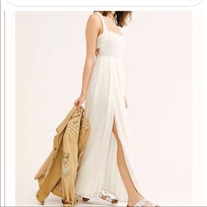 Free people Yes Please white maxi dress